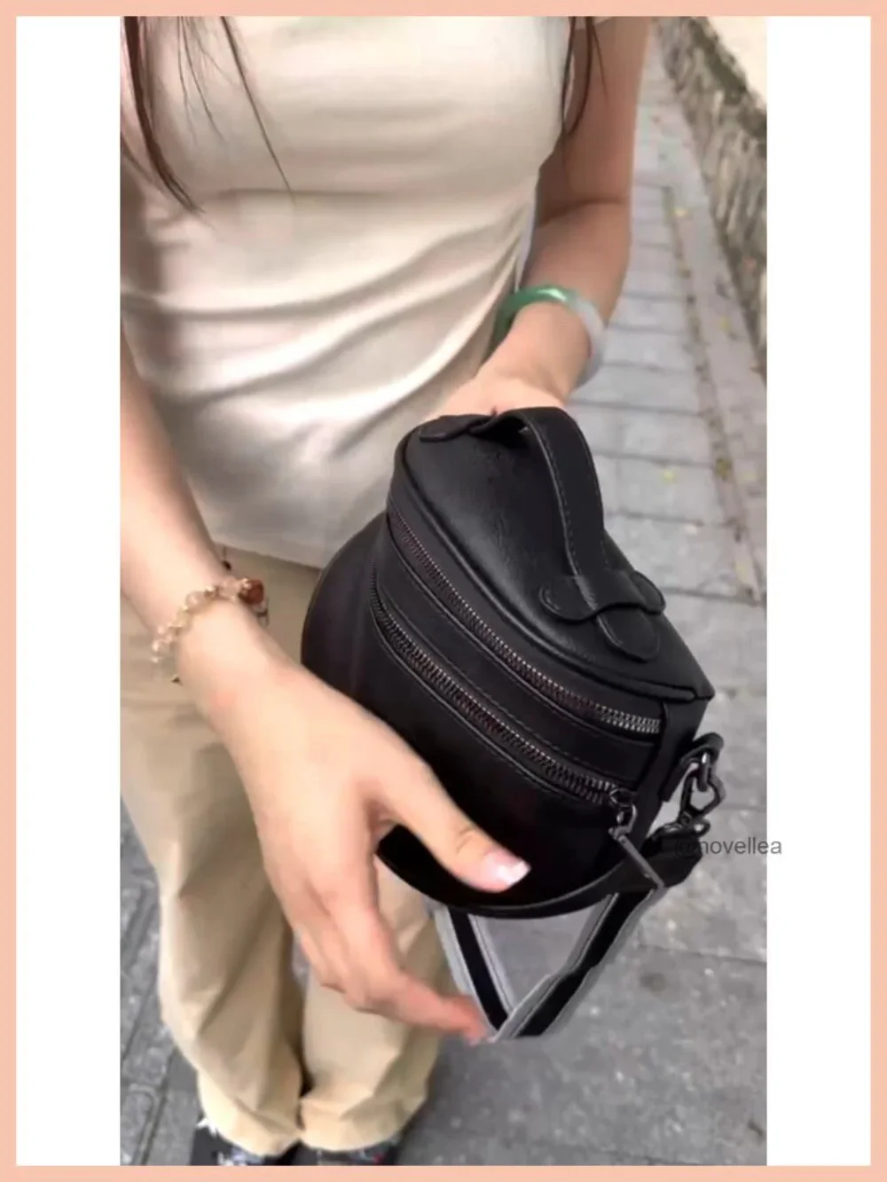 Women's Faux Leather Crossbody Bag with Adjustable Wide Strap, Shoulder Purse